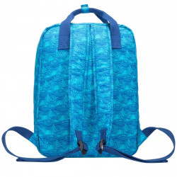 Zip Top Squared Front Pocketed Backpack Zip Top Squared Front Pocketed Backpack