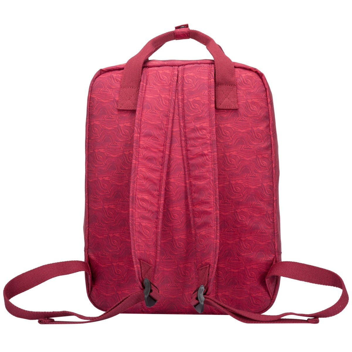 Zip Top Squared Front Pocketed Backpack