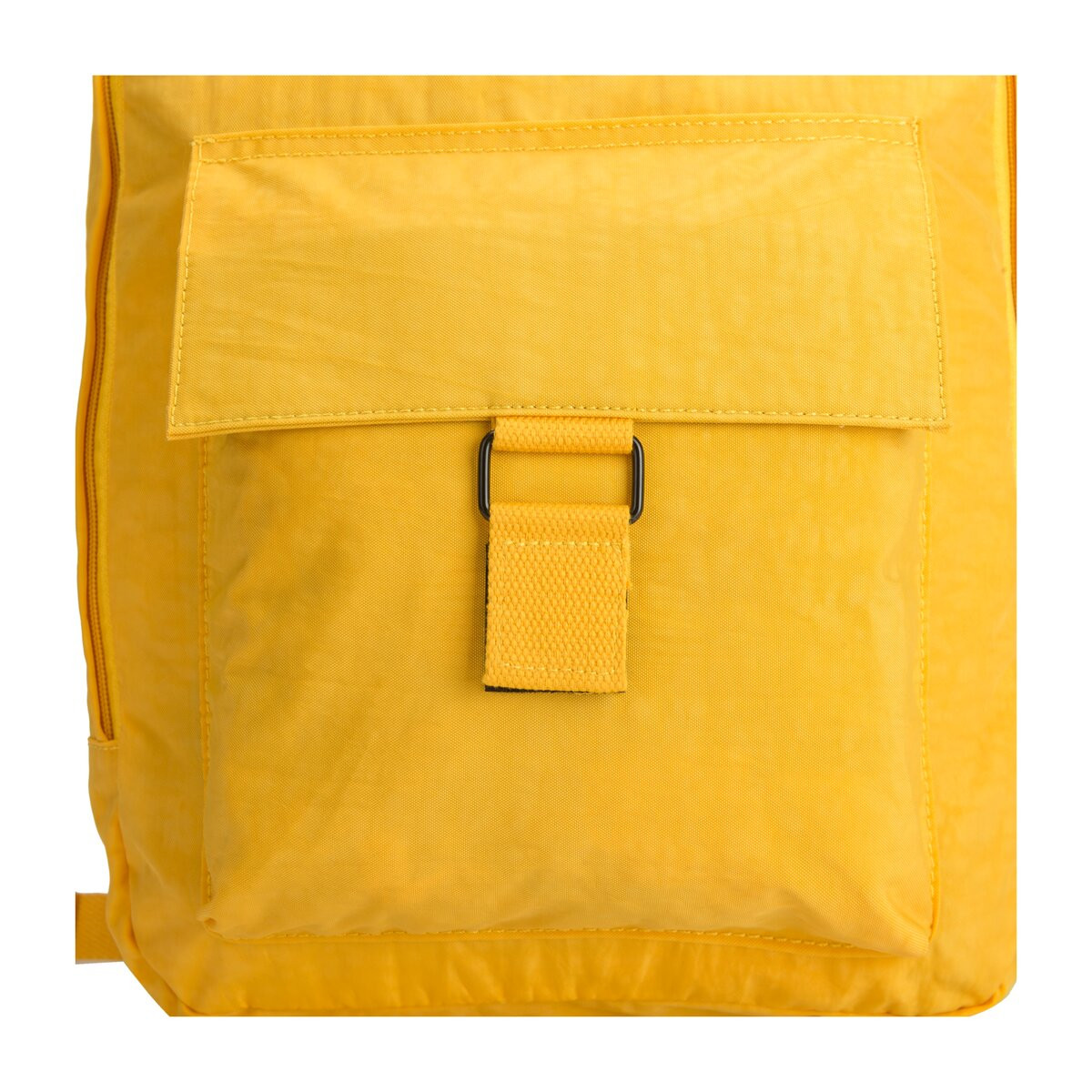 Zip Top Squared Front Pocketed Backpack