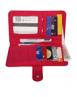 Artsac Card / Notecase With Clasp Fastening