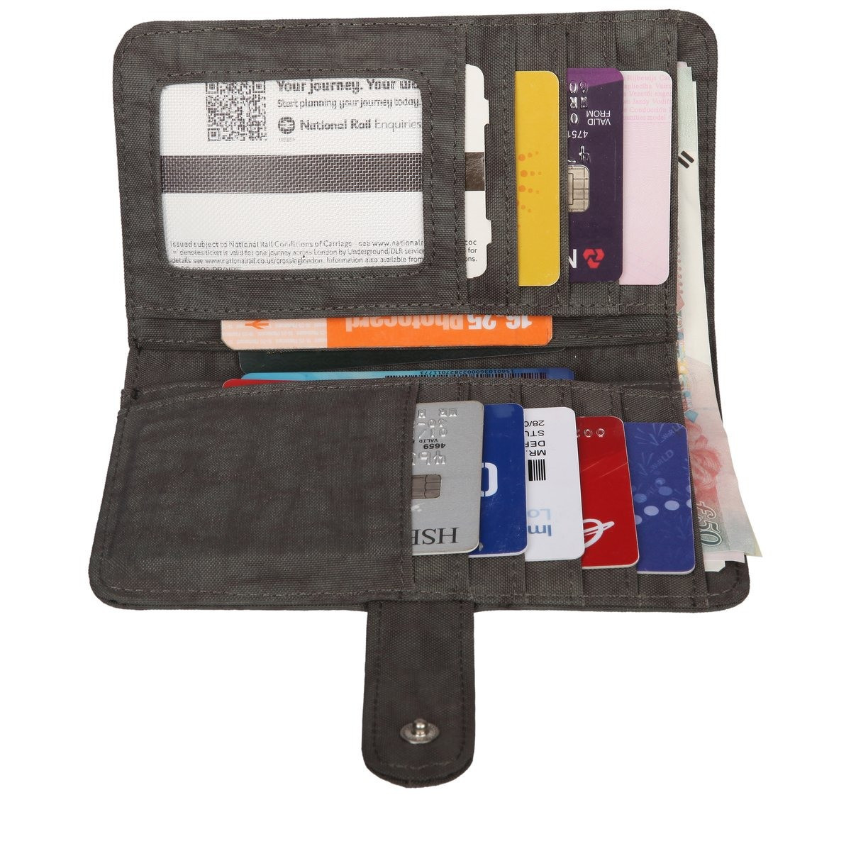 Artsac Card / Notecase With Clasp Fastening