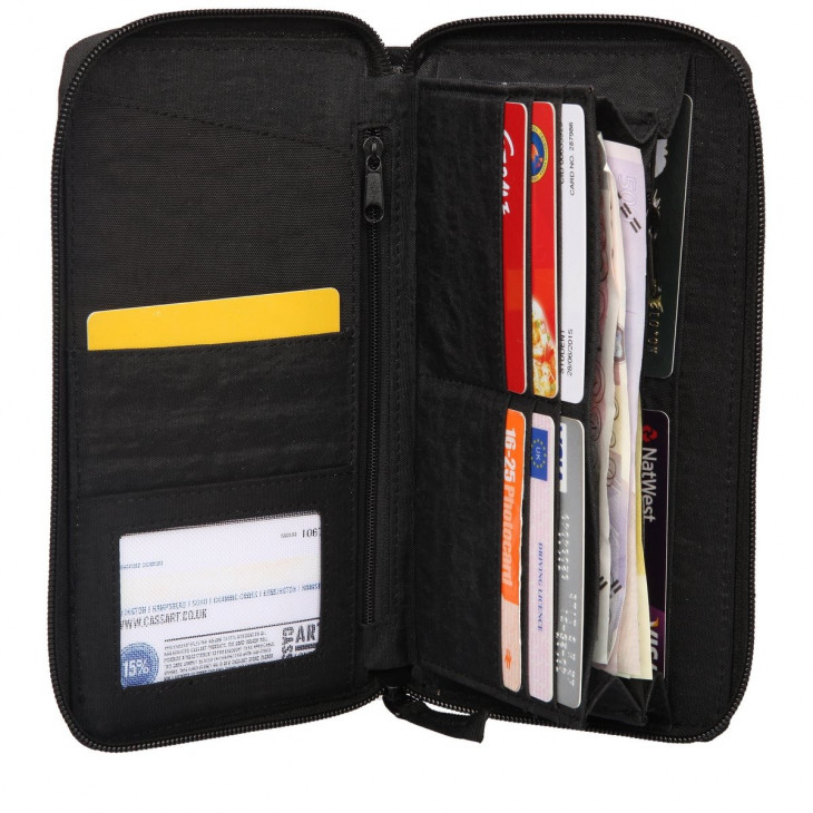 Zip Round Travel/document Wallet