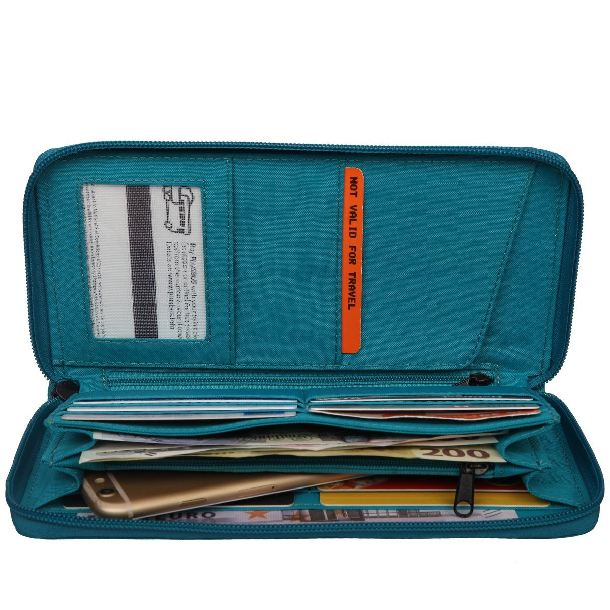 Zip Round Travel/document Wallet